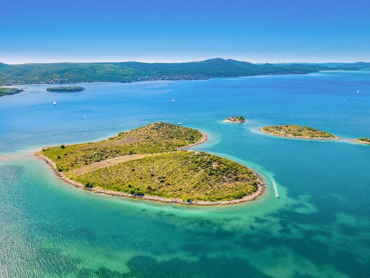  Croatia's Galesnjak is the most perfect heart-shaped island.
